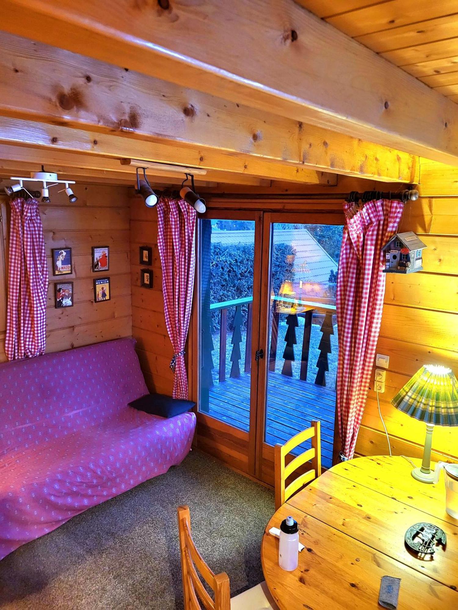Maison de bois finlandaise au pied des pistes Bolquere Pyrenees 2000 Extérieur photo
